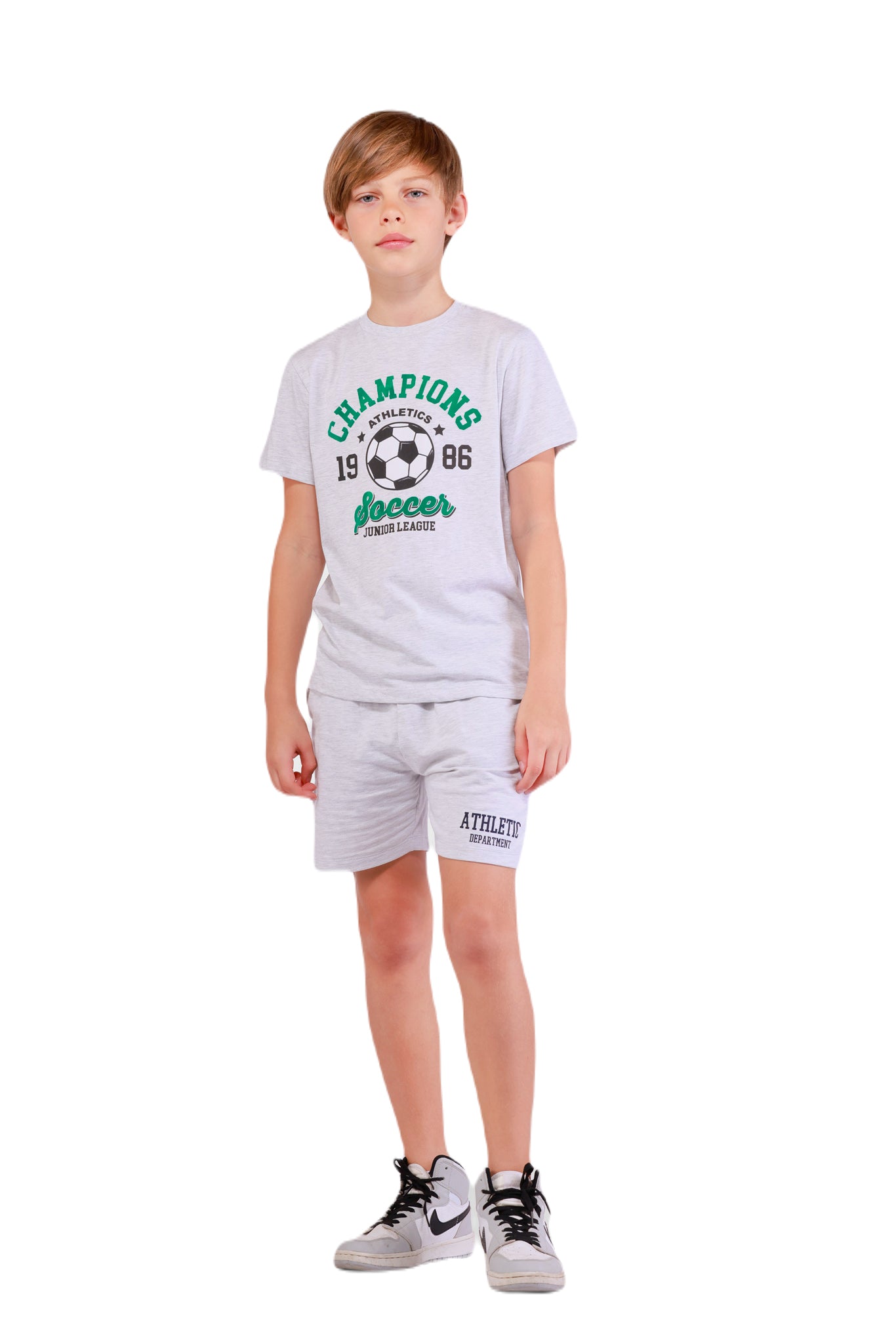 تي شيرت بطبعة جرافيك للأولاد الكبار