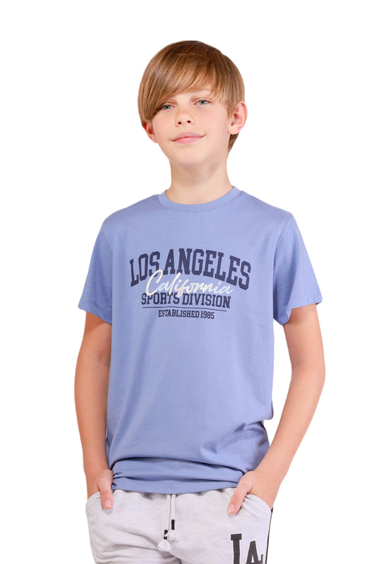 Short Sleeves Kids Boys Graphic Tees Made of Pure Cotton Fabric
