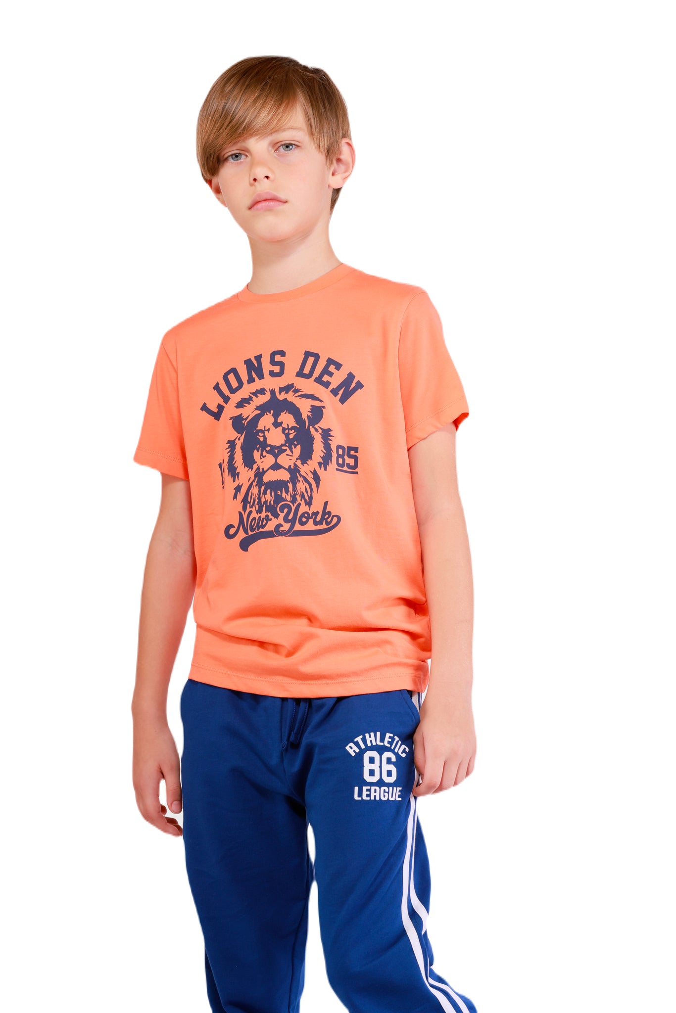 تي شيرت بطبعة جرافيك للأولاد الكبار