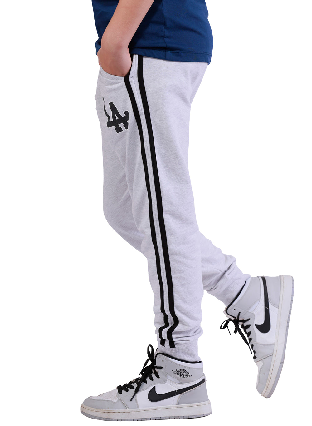 Kids Boys Printed Joggers Made of Pure Cotton Fabric
